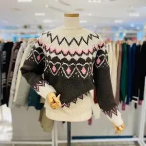 [대구백화점] [스테파니]하트 노르딕 니트 (A24SW4441)