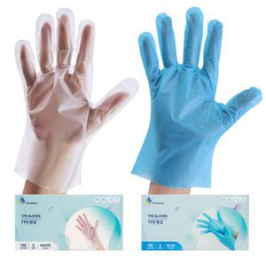 손마중 TPE 위생장갑 100매 일회용 비닐장갑 요리용 청소용 다용도
