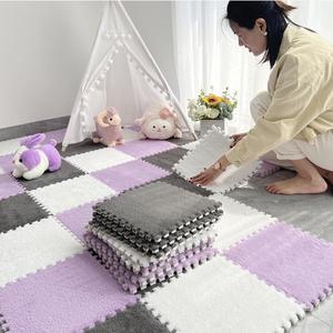 겨울용 푹신한 퍼즐 매트 층간소음 바닥 냉기 차단 놀이방 조립 매트