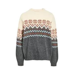 [JJ지고트](신세계 사우스시티)눈꽃 패턴 라운드넥 니트 GPCN1PO581