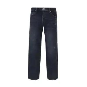 [버커루](김해점)[HEATING JEAN] 남성 기모 슬림 테이퍼드진 M/BK(B244Z0160P)