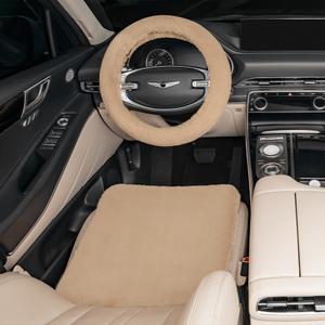 로드몬스터 포근하카 운전 핸들커버 + 시트방석 세트