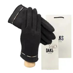[롯데백화점]닥스 스웨이드 포인트 남성용 모직 장갑 GPO362O