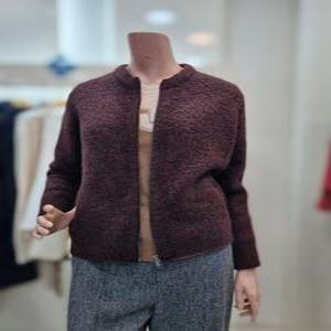 올앤선드리 세이브존06 알파부클 집업가디건 A4WAK232