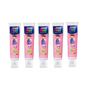 2080 키즈 2단계 치약 딸기 75g X5개