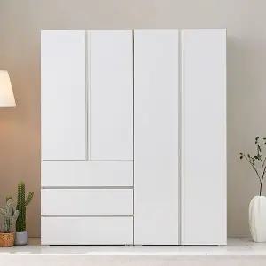 트리플 모던하임 LPM 키큰장 1600 3단서랍 옷장 세트