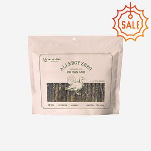 웰썸 알러지제로 오리가슴살스틱껌 500g 무첨가 강아지 간식