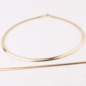 티타늄 스네이크 펜던트 오메 가목걸이 팔찌 세트-WC5F921