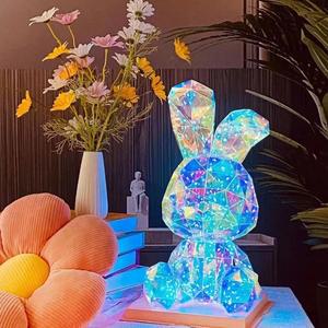 레빗 토끼 오로라조명 크리스마스트리 LED전구 무드등