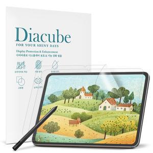 [다이아큐브]아이뮤즈 뮤패드 K10 Plus 저반사 사각사각 종이질감 항균 블루라이트차단 보호필름 간편부착