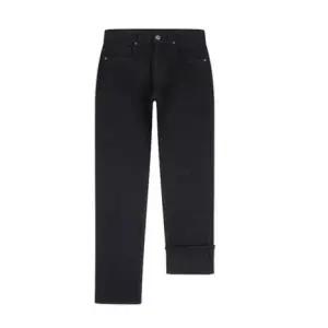 [잠뱅이]남성 오비안밴드 블랙 노말워싱 기모 일자핏 데님 JO4DIG914_IC