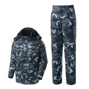 티뷰크 카모 패딩 상하복 TB-777J/P 정비복 자켓 바지 근무복 겨울 작업복