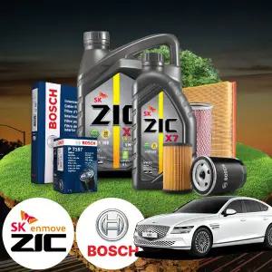 제네시스 G80 RG3 2.2(20~) 디젤 엔진오일세트 지크 X7 5W30