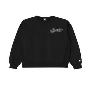 [차일디] 스타터 성인 남여공용 (SA243IMM01-BLK) 뉴헤븐 웨이브로고 해비 스 셔츠