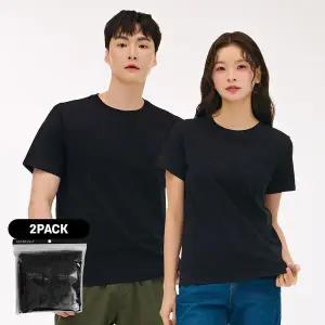 [하프클럽/체이스컬트]공용 2PACK 반팔 티셔츠-EDZU8288A03