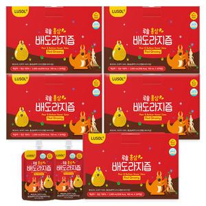 [루솔] 홍삼 배도라지즙 100포 선물박스 (1박스 20포 X 5개)