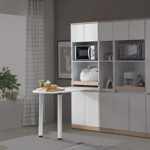 600X1800 높은 2인용 식탁 겸 수납장 전자렌지 선반