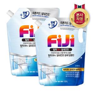 피지 탈취99% 실내건조 프리미엄 액체세제 일반드럼 겸용 프레쉬 리필 1.5L 2개