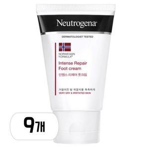 [뉴트로지나] 인텐스리페어 풋크림 56g 9개