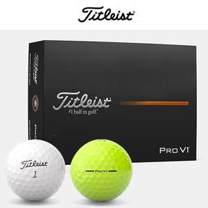 [타이틀리스트] 2025 Pro V1 화이트 옐로우 골프볼 골프공 12구 3피스