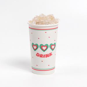 9온스 음료 슬러시컵 일회용 테이크아웃 종이컵 1박스 1000개