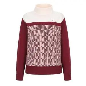 [슈페리어] 세이브존07 여성 반목 니트티 여성 반목 라운드 스웨터 와인 IWSERD401 (S30274159)