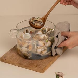 2리터 투명냄비 강화 내열유리냄비 꼬치어묵 파스타 양수