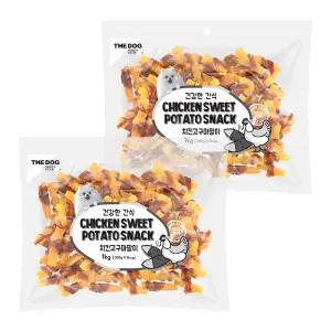 건강한간식 치킨고구마말이 1kg X 2개