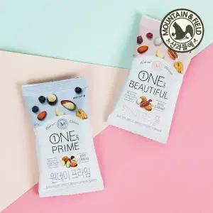 [산과들에] 원데이 뷰티풀(50봉)+프라임(50봉) (총100봉) / 하루견과 견과류 브라질너트 호두 아몬드 간식