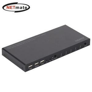 [BZJL0BDP_4B]NETmate 4K 2.0 4대1 KVM 스위치(USB)
