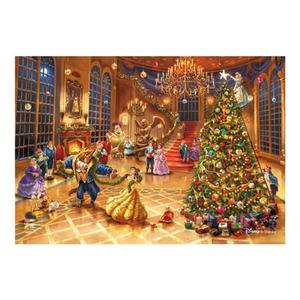 DIY 보석십자수 디즈니 미녀와 야수의 크리스마스 40x50cm 캔버스형