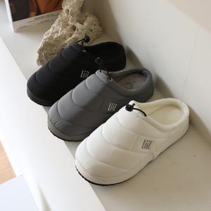 남녀공용/빅사이즈 비비 겨울 패딩 방한 털 슬리퍼 2.5cm