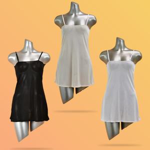 위키란쥬 국산 미니 인견 슬립 속치마 숏 시원 원피스