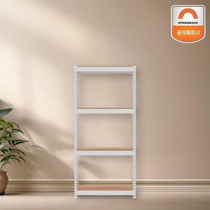 스피드랙 다용도 수납선반 400x400x1500 4단 무볼트 철제앵글선반
