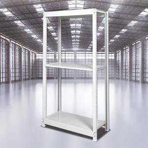 부원진열장 경량랙 철제선반 무볼트 조립식 앵글 창고 선반 철제랙 3단