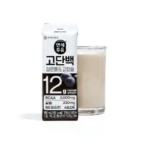 [연세두유] 고단백 검은콩 고칼슘 190ml*72팩