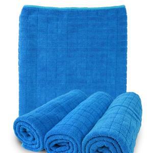 10장 50x60 극세사 파랑 막걸레 바둑 손걸레 타올 청 청소걸레 파란행주 극세사걸레 요술걸레 바닥걸레