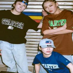 [차일디] 스타터 성인 (SA242ISS06) 컬리지 로고 반소매