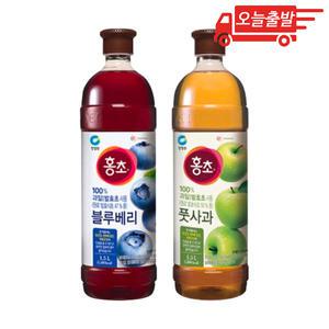 오늘출발 홍초 풋사과 + 블루베리 각 1.5L 각 1개 총 2개