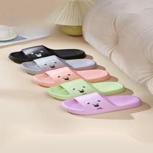 클린바이 남여공용 여름 두꺼운 밑창 거실 사무실 욕실 NO.1 곰돌이 EVA 슬리퍼 실내화