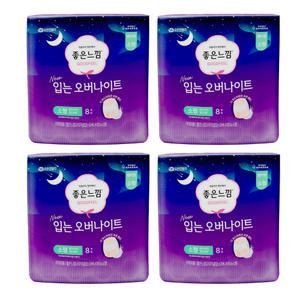 좋은느낌 New 입는 오버나이트 소형 8매X4팩 여성 입는 팬티형 생리대