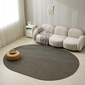 워셔블 사이잘룩 헤링본 타원형 비정형 러그 (200x300)