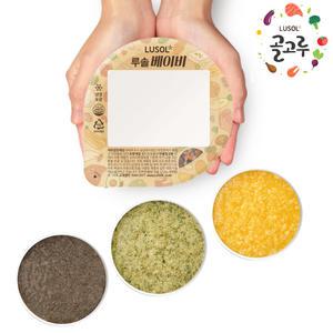 [루솔] 이유식 1.5단계 묽은죽 (5~6개월) 12+2 골고루 / 예약가능