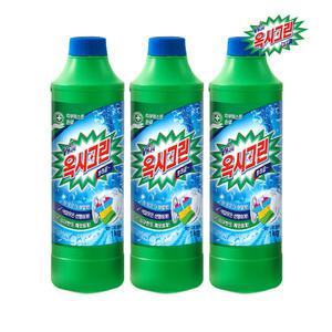 옥시크린 분말 표백제 용기 1kg x3개 표백제 산소계 표백제 가루표백제 옥시크린 용기형 파우더세탁세제 옥