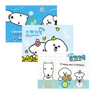 3000 기다려빵아 뜯어쓰는 스케치북 남아용 랜덤