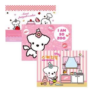 3000 기다려빵아 뜯어쓰는 스케치북 여아용 랜덤