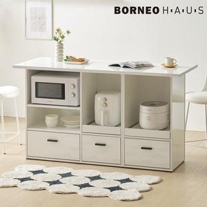 [보루네오하우스][보루네오] 엘리브 샤인 1500 홈바 식탁 테이블 서랍형 ca223 (수도권무배)