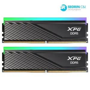 [서린공식] ADATA DDR5-6000 CL36 LANCER BLADE RGB 블랙 패키지 서린 (32GB(16Gx2))
