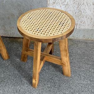 [14개 묶음] 케인골조 DIY반제품 원목스툴 의자 화분받침 케인재료