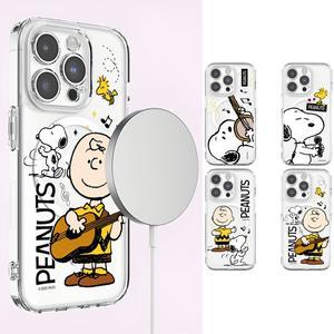 아이폰16 아이폰 15 14 13 12 미니 프로 맥스 맥세이프 케이스 정품 스누피 쏭 2배자력 렌즈가드